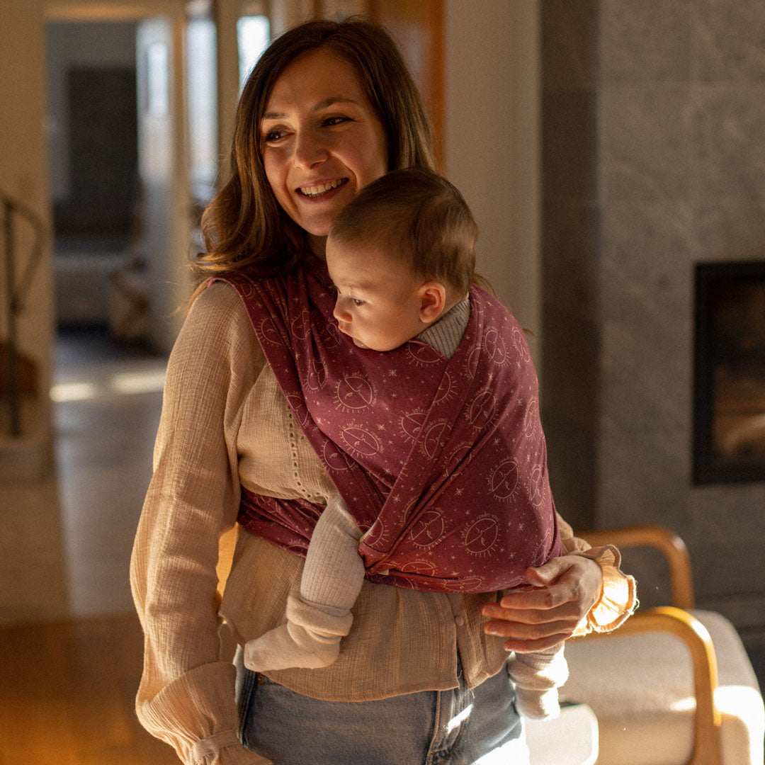 Porte-bébé sans noeud - Céleste