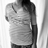 Stripes maternity T-shirt